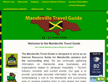 Tablet Screenshot of mandevilletravelguide.com